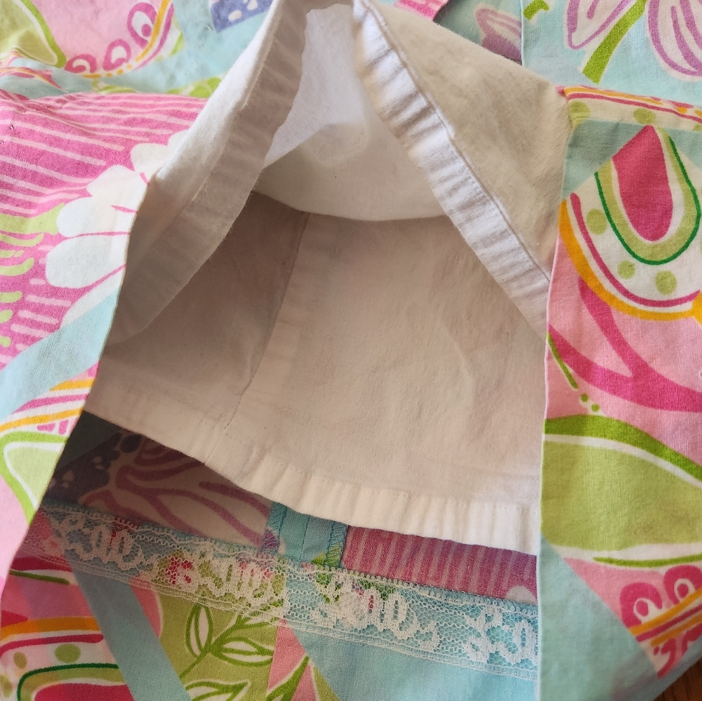 Lilly Pulitzer Patch Colorblock Shift Dress 2 - Picture 3 of 4
